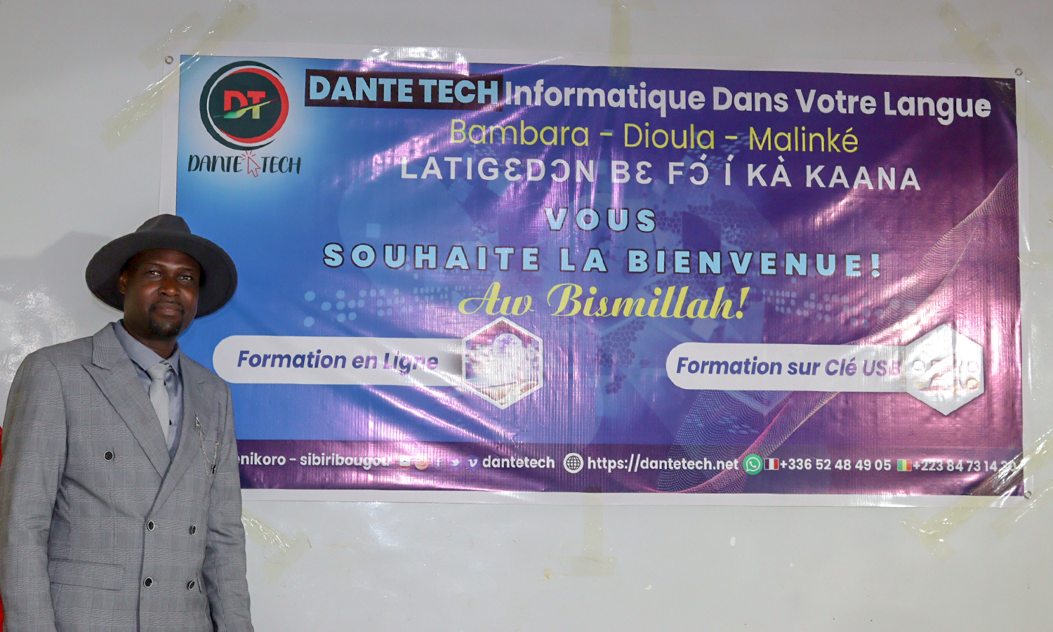 Lire la suite à propos de l’article Musa Dante n’ale ka baara bɛnendo infomatique kalan ma: bamanankan, Julakan ani Manigakan kɛmɛ kɛmɛ saradala bɔlɔlɔ sanfɛ, kalan in ye tilayɔrɔ saba ye.