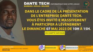 Lire la suite à propos de l’article Événement DANTE TECH pour la présentation de l’entrepise